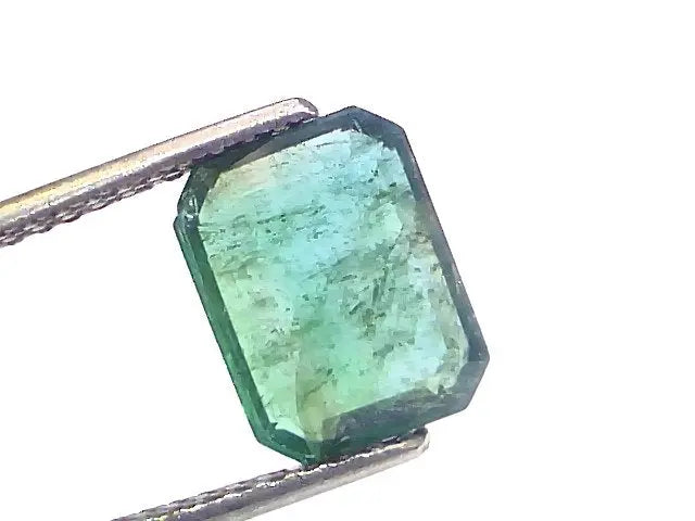 2.80 Ct Certified Untreated Natural Zambian Emerald Gemstone Panna