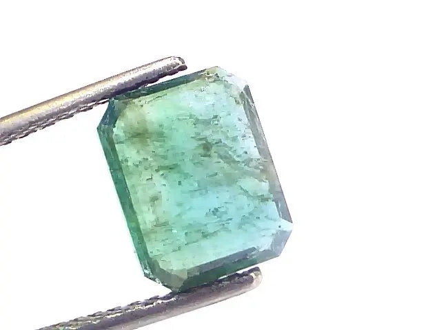 2.80 Ct Certified Untreated Natural Zambian Emerald Gemstone Panna