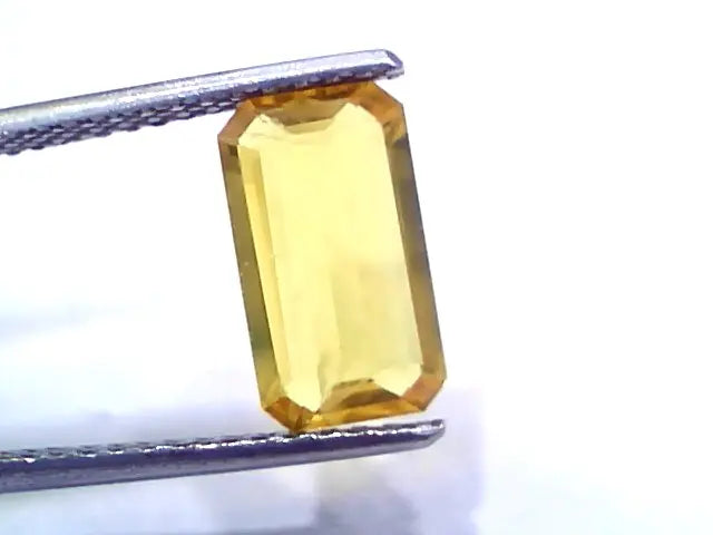 2.82 Ct Natural Yellow Sapphire Pukhraj Jupiter Gemstone (Heated)