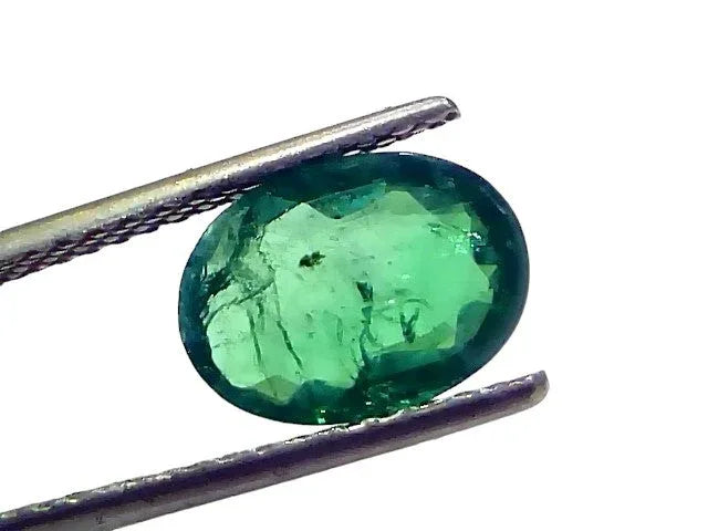 2.81 Ct GII Certified Untreated Natural Zambian Emerald Panna AAA - Venus Gems