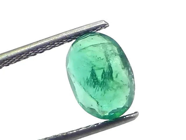 2.81 Ct GII Certified Untreated Natural Zambian Emerald Panna AAA - Venus Gems