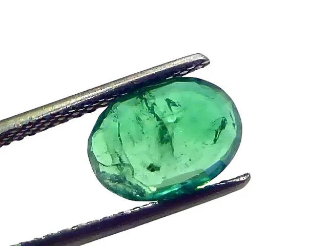 2.81 Ct GII Certified Untreated Natural Zambian Emerald Panna AAA - Venus Gems