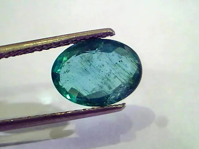 2.82 Ct Untreated Natural Zambian Emerald Gemstone Panna