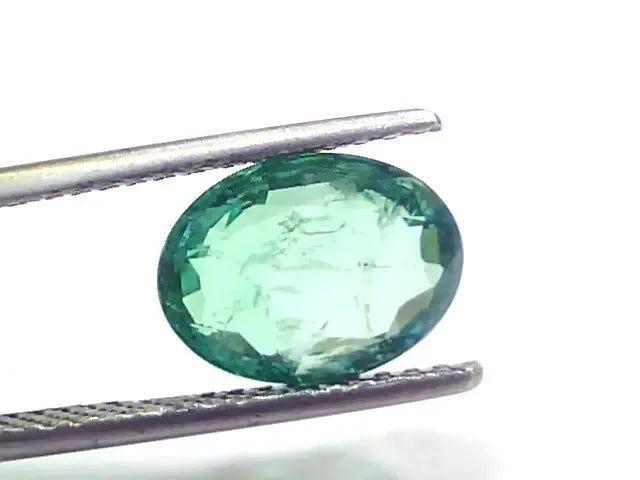 2.84 Ct GII Certified Untreated Natural Zambian Emerald Gems AAAAA - Venus Gems