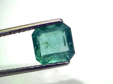 2.84 Ct GII Certified Untreated Natural Zambian Emerald Gemstone
