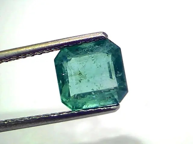 2.84 Ct GII Certified Untreated Natural Zambian Emerald Gemstone