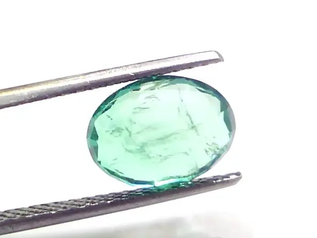 2.84 Ct GII Certified Untreated Natural Zambian Emerald Gems AAAAA - Venus Gems