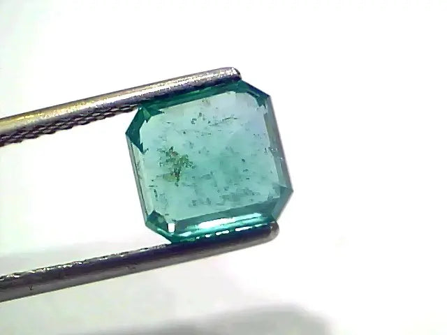2.84 Ct GII Certified Untreated Natural Zambian Emerald Gemstone