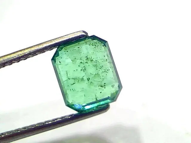 2.84 Ct IGI Certified Untreated Natural Zambian Emerald Gemstone
