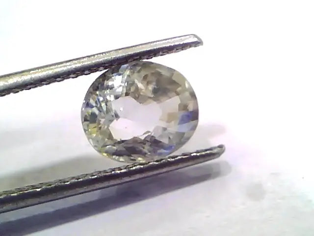 2.90 Ct Unheated Untreated Natural Ceylon White Sapphire Gemstones
