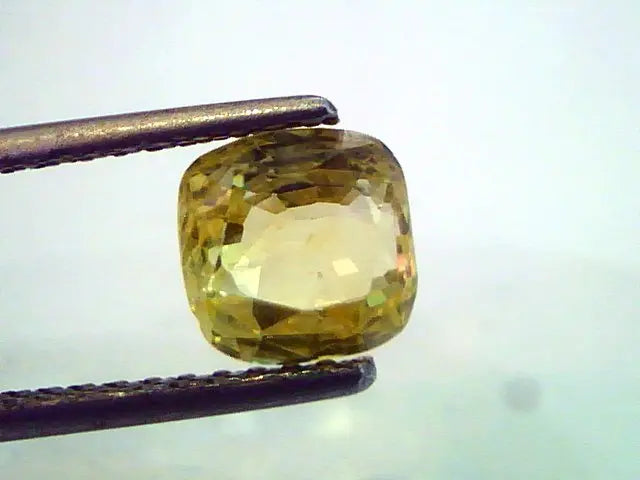 2.89 Ct Unheated Untreted Natural Ceylon Yellow Sapphire/Pukhraj
