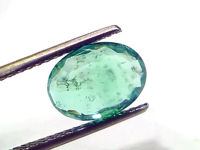 2.86 Ct IGI Certified Untreated Natural Zambian Emerald Gemstone AAA