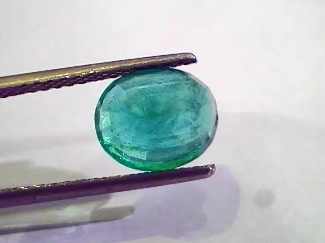 2.90 Ct Untreated Natural Zambian Emerald Gemstone Panna