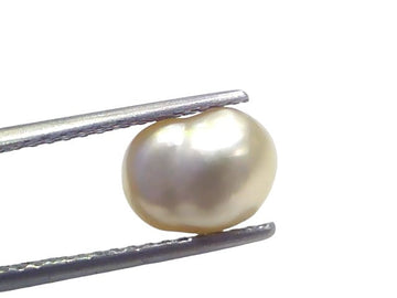 2.86 Ct Certified Natural Venunjula Real Sea Pearl Real Moti For Moon