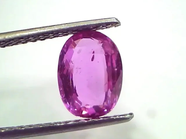 2.86 Ct GII Certified Unheated Untreated Natural Madagaskar Ruby AAA - Venus Gems