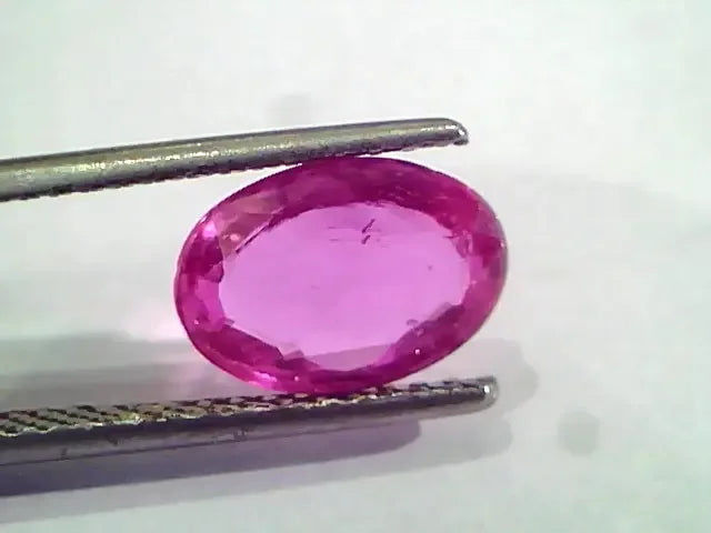 2.86 Ct GII Certified Unheated Untreated Natural Madagaskar Ruby - Venus Gems