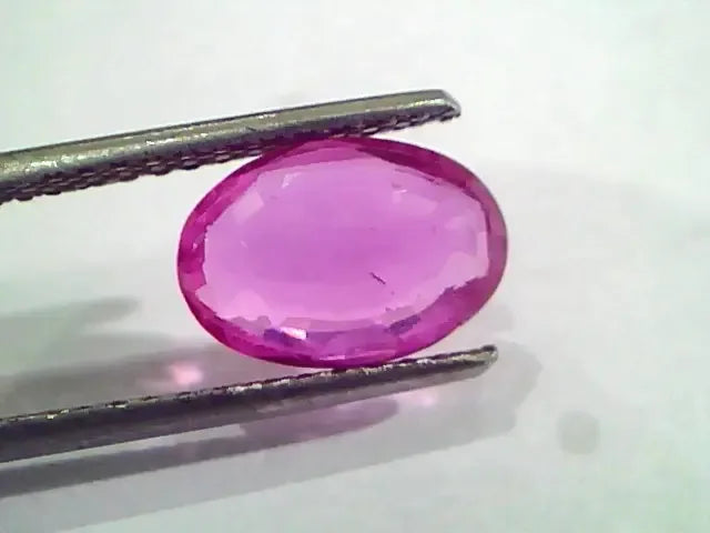 2.86 Ct GII Certified Unheated Untreated Natural Madagaskar Ruby - Venus Gems