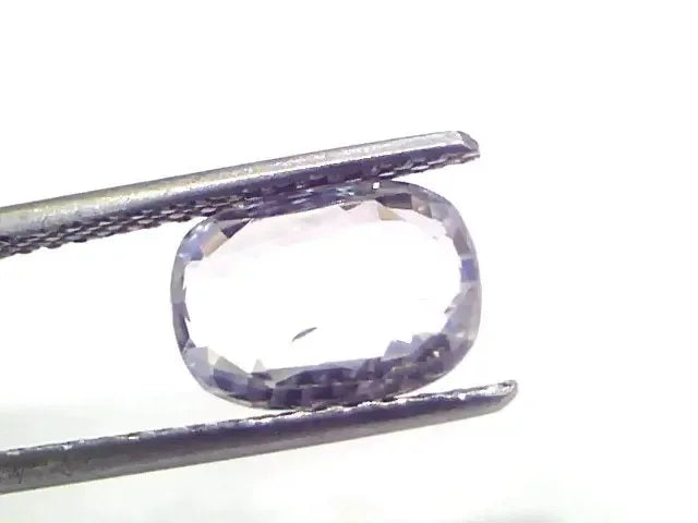 2.85 Ct Certified Unheated Untreated Natural Ceylon White Sapphire - Venus Gems