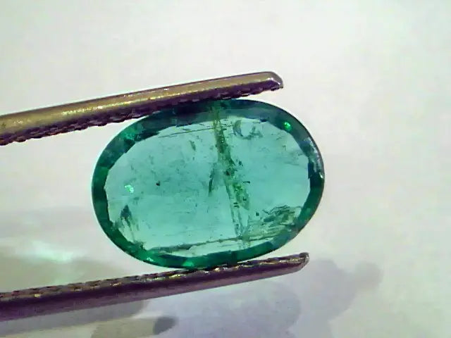2.87 Ct Untreated Natural Zambian Emerald Gemstone Panna