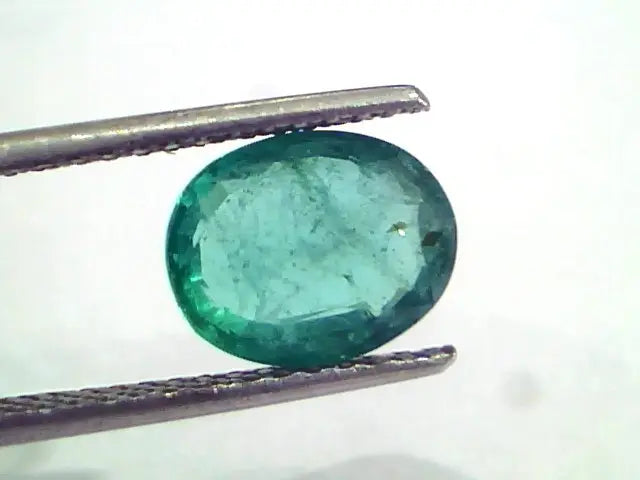2.88 Ct Untreated Natural Zambian Emerald Gemstone Panna AAA