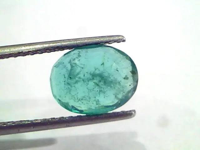 2.88 Ct Untreated Natural Zambian Emerald Gemstone Panna AAA