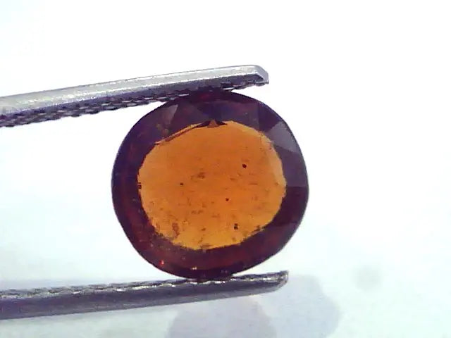 2.88 Ct Untreated Natural Ceyloni Gomedh/Hessonite Gemstone