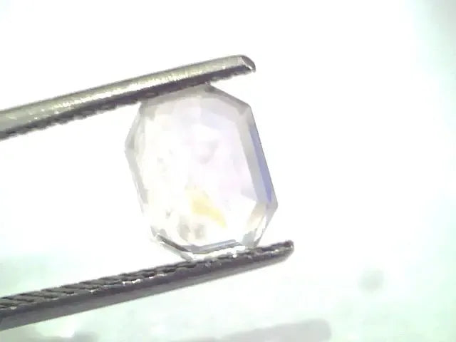 2.88 Ct Unheated Untreated Natural White Sapphire Gemstones - Venus Gems