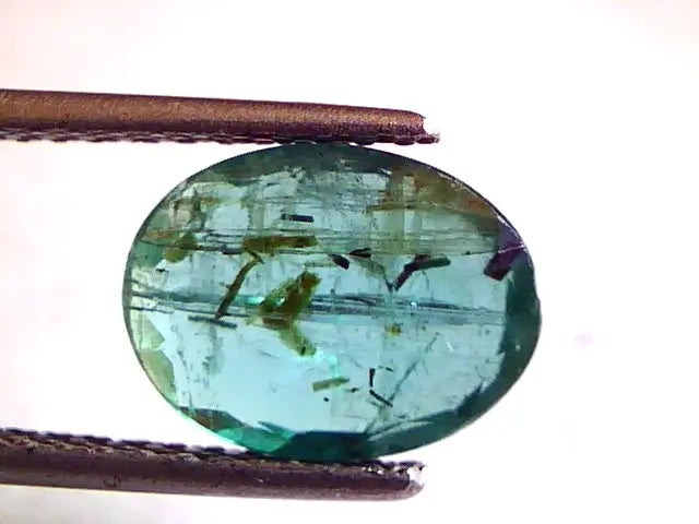 2.92 Ct Untreated Natural Zambian Emerald Panna Mercury Gemstone