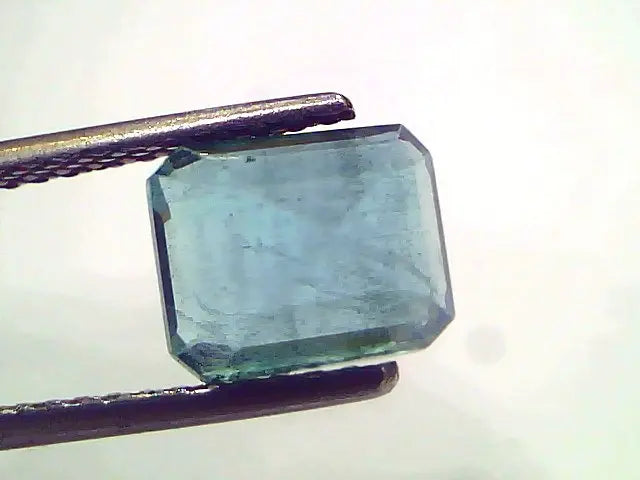 2.90 Ct Certified Untreated Natural Zambian Emerald Gemstone Panna