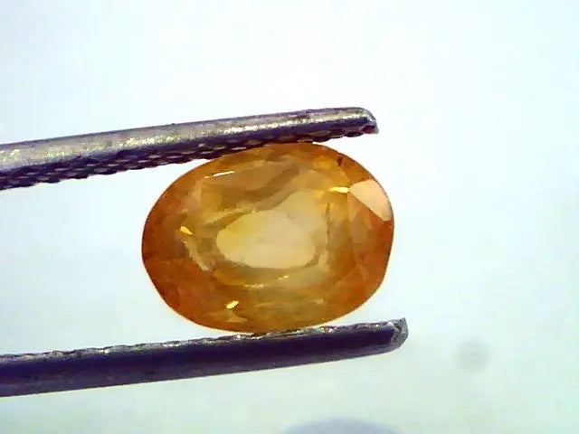 2.90 Ct Untreated Ceylon Yellow/orangish Sapphire Gems