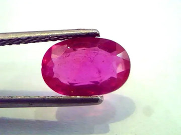 2.90 Ct Natural Ruby Gemstone for Sun Manek (Heated) - Venus Gems