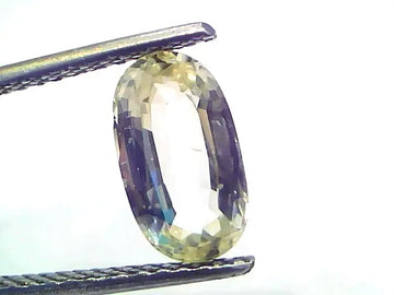 2.92 Ct GII Certified Unheated Untreated Natural Ceylon Yellow Sapphire