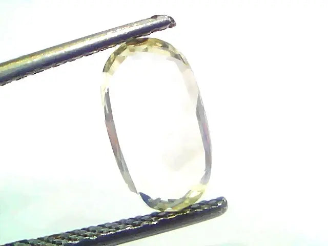 2.92 Ct GII Certified Unheated Untreated Natural Ceylon Yellow Sapphire