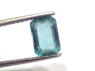 2.91 Ct GII Certified Untreated Natural Zambian Emerald Gemstone