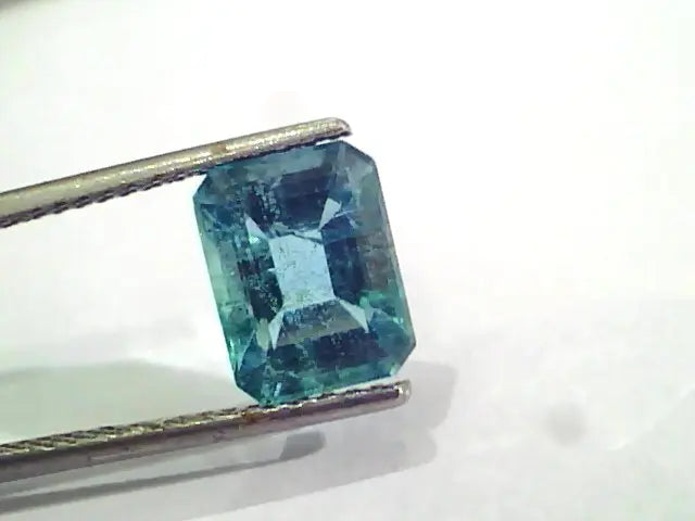 2.96 Ct Untreated Natural Zambian Emerald Gemstone Panna AAA