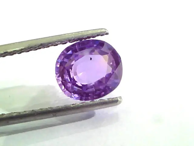 2.92 Ct Unheated Untreated Natural Purple Sapphire Khuni Neelam
