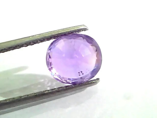 2.92 Ct Unheated Untreated Natural Purple Sapphire Khuni Neelam