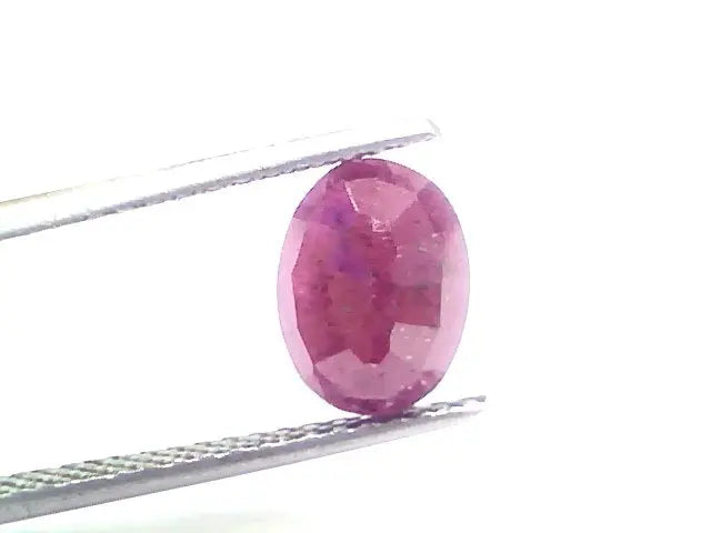 2.90 Ct Certified Unheated Untreated Natural New Burma Ruby