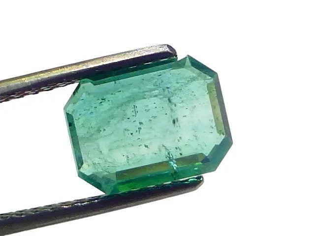 2.92 Ct GII Certified Untreated Natural Zambian Emerald Panna Gemstone - Venus Gems