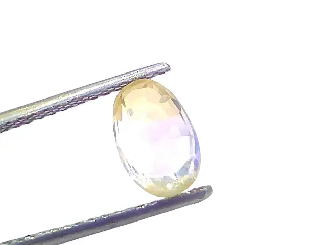 2.94 Ct Certified Unheated Untreated Natural Ceylon Yellow Sapphire Pukhraj - Venus Gems