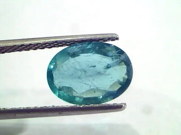 2.93 Ct Untreated Natural Zambian Emerald Gemstone Panna Gems