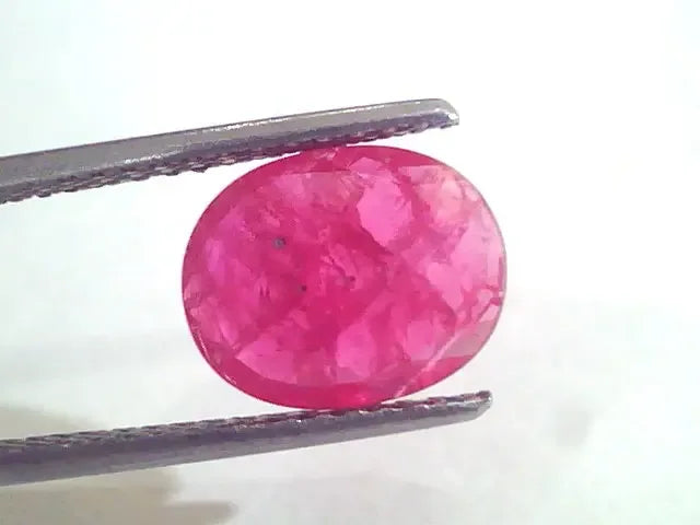 2.96 Ct Natural Old Burma Mines Ruby Gemstone Manik Stone - Venus Gems