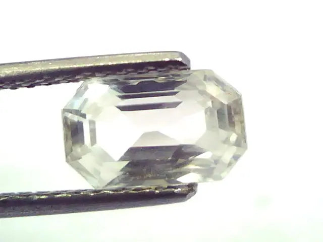 2.93 Ct Unheated Untreated Natural Premium Ceylon White Sapphire