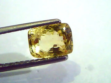 2.95 Ct 5 Ratti Unheated Untreated Natural Ceylon Yellow Sapphire