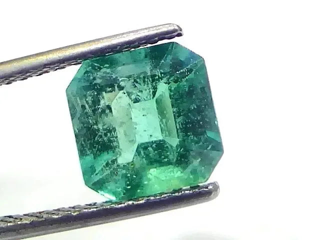 2.96 Ct GII Certified Untreated Natural Zambian Emerald Gemstones - Venus Gems