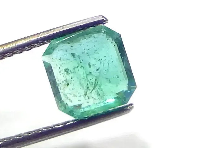 2.96 Ct GII Certified Untreated Natural Zambian Emerald Gemstones - Venus Gems