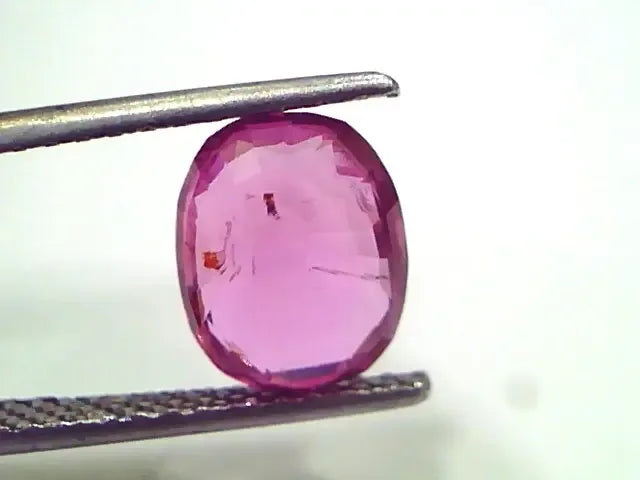 2.96 Ct GII Certified Unheated Untreated Natural Madagaskar Ruby AAA - Venus Gems