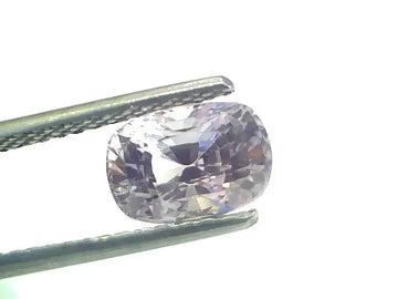 2.95 Ct Certified Unheated Untreated Natural Ceylon White Sapphire