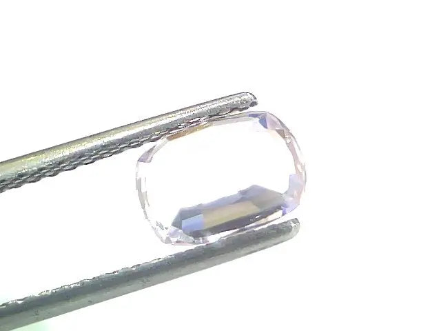 2.95 Ct Certified Unheated Untreated Natural Ceylon White Sapphire