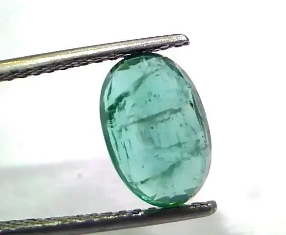 2.97 Ct Untreated Natural Zambian Emerald Gemstone Panna Gems AAAAA - Venus Gems
